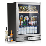 Kalamera Mini Refrigerador De 24 Pulgadas Para Bebidas Y