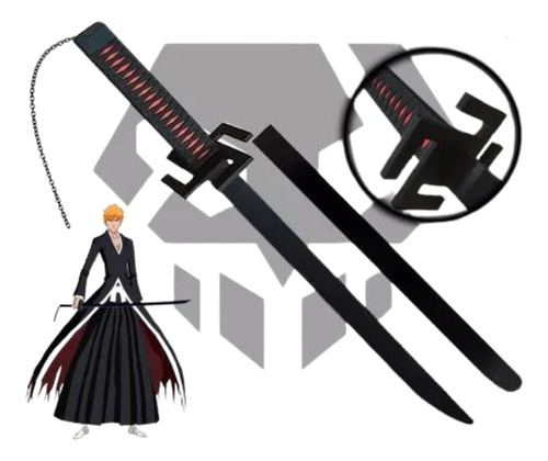 Espada / Katana Bankai Ichigo Em Mdf (madeira) Bleach