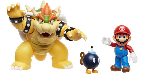 Super Mario Vs Bowser Set De 3 Figuras Originales Nintendo