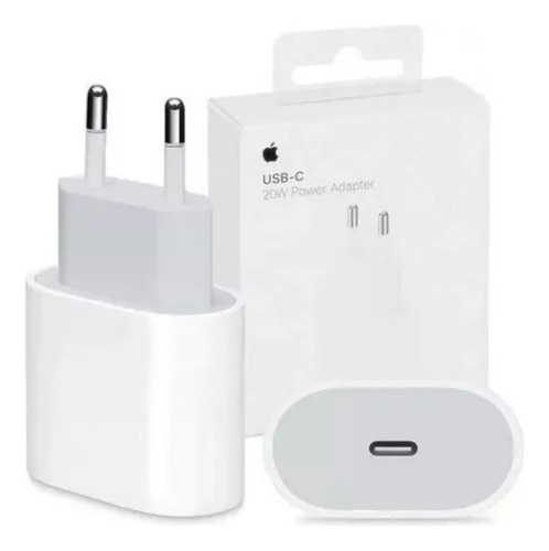 Carregador Apple 20w Usb-c iPhone 11 12 13 Pro Max