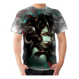 Camiseta Camisa Medusa Mitologia Grega Cobra 7