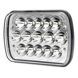 Faro Led H654 45w 5x7 Pulgadas 15 Led Aro Luz Dual 1 Pza