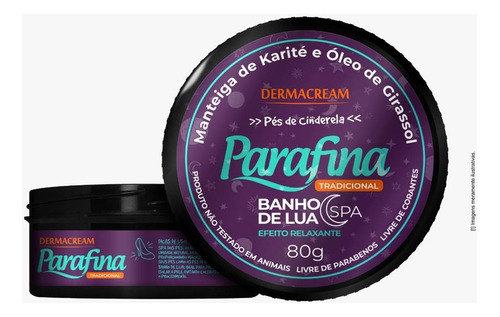 Parafina Banho De Lua Spa Pés De Cinderela Tradicional 80g