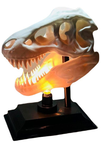 Lampara Velador Luz De Noche Craneo Dinosaurio T-rex