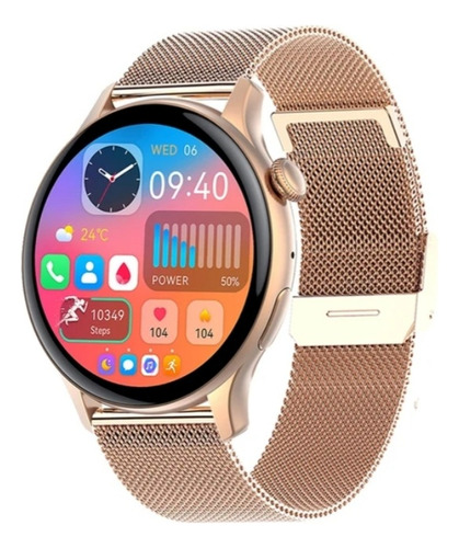 Smart Watch Amoled Para Hawei Hd Rose Gold