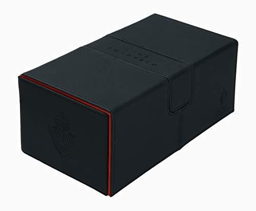 Caja Doble Premium Para Cartas - Deck Box Negro
