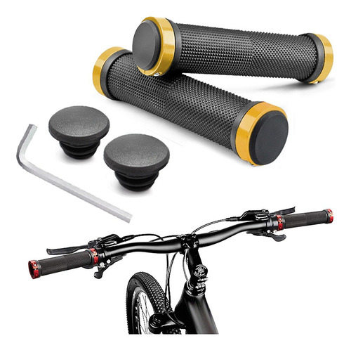 Puños Para Bicicleta Con Ajuste, Lock On Grips, Colores Mtb