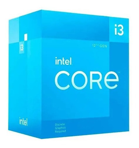 Processador Intel Core I3-12100f, Cache 12mb 3.3ghz Lga 1700