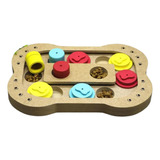 Juego Didáctico Para Mascotas Puzzle De Madera Come Lento