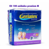 Fardo 108 Unid Fralda Geriátrica Premium Noturna Geriatex M