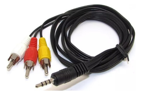 Cable Rca A Micro Plug 3.5mm Audio Y Video