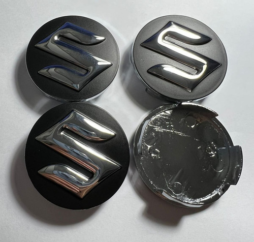 Tapa Emblema Compatible Con Aro Suzuki 54mm (juego 4 Unids) Foto 5