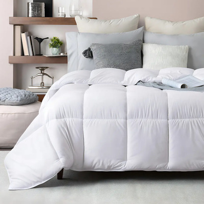 Edredón Queen Size Acolchado Reversible Esquimal Relleno Down Alternative, Ultra Suave, Todo Clima, Compatible Con Funda Duvet Blanco | Envío gratis