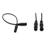 Cable Adaptador De Macho 3 A Hembra 5 Xlr Dmx De 1 Metro