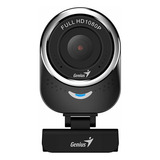 Cámara Web Genius Qcam 6000 Full Hd 30fps Color Negro