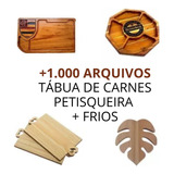 Pacote +1000 Vetores Tábua De Carne E Petisqueiras - Oferta