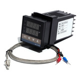 Controlador De Temperatura Rex C100 Saída Relé + termopar k