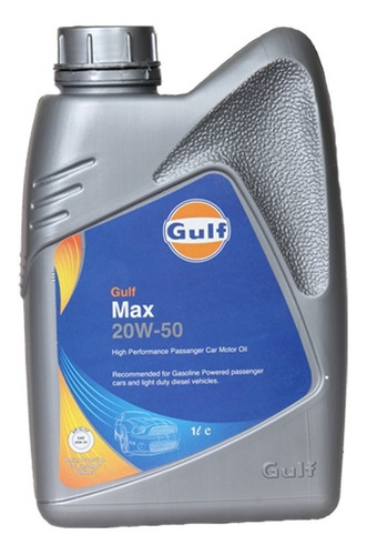 Aceite Gulf 20w50 Mineral X1 Litros