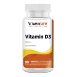 Vitamin D3 800 Iu Vitamin Life X 90 Cápsulas Blandas