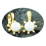 Aretes Pendientes Broqueles Oro 18k Dama Regalo Casual Fino