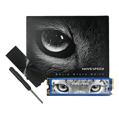 SSD Movespeed PCIe 4.0 NVMe M.2 1TB 7500MB\u002Fs Comp. PS5 | Parcelamento sem juros