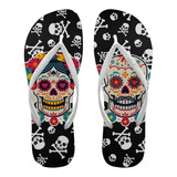 Havaianas Personalizados Caveira Mexicana Slim  [3]