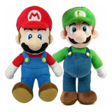Peluches Mario Bros + Luigi 25 Cms Super Mario Regalo 