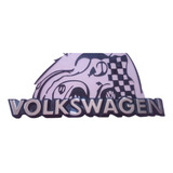 Emblema Volkswagen Guantera Adorno Vocho Plastico Cromado Vw