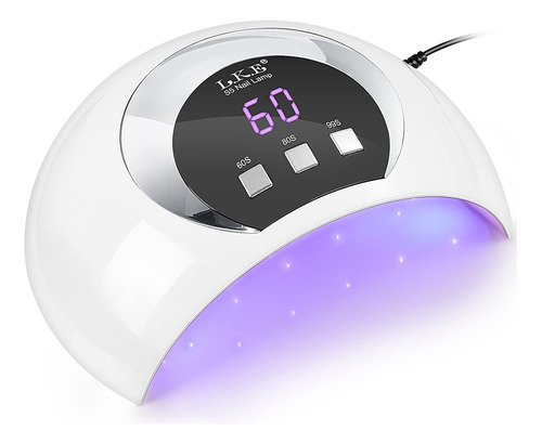 Lámpara Uv Led Uñas, 54w Luz Uv Uñas De Gel Sensor A...