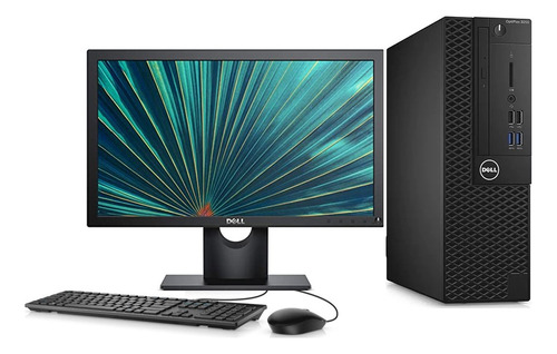 Desktop + Monitor Dell Optiplex Core I3 7 Ger 16gb Ssd 480gb