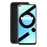 Funda De Teléfono Tpu Negra Esmerilada Para Oppo Realme 6i I