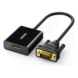 Ugreen. Adaptador Activo De Hdmi A Vga Con Conector De Audio