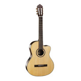 Guitarra Electrocriolla Cort Ac160cf Natural Con Corte