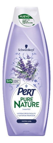 Shampoo Pert Pure Nature Hierbas Y Lavanda Anti Caída 650ml 