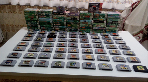 65 Fitas Originais Para Nintendo 64 + 1 Caixa Expansion Pak