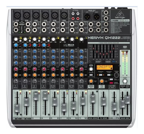 Mesa De Som Com 12 Canais Qx1222usb - Behringer