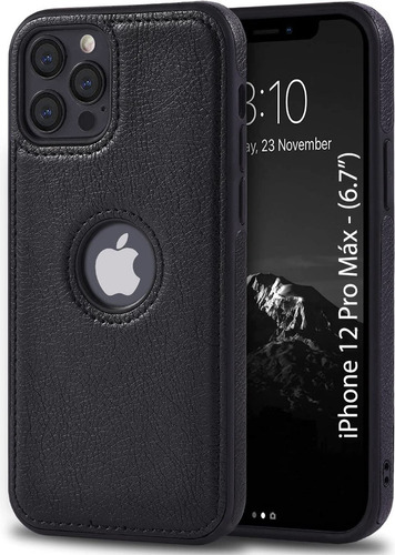 Carcasa Cuero Premium Para iPhone 14 13 12 11 / Pro Máx Plus
