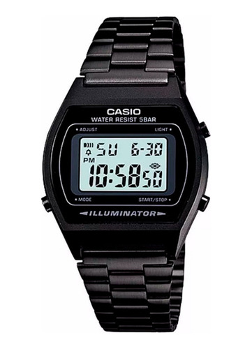 Relógio Casio Vintage Digital B640wb-1a Preto