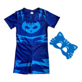 Roupa Infantil Fantasia Aniversário Menino Gato Pj Masks