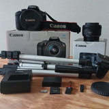Canont6+lente 18-135+lente 50mm+trípode+memoria 16gb+estuche