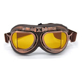 Motocicleta Lentes De Protección Lentes De Piloto Vintage