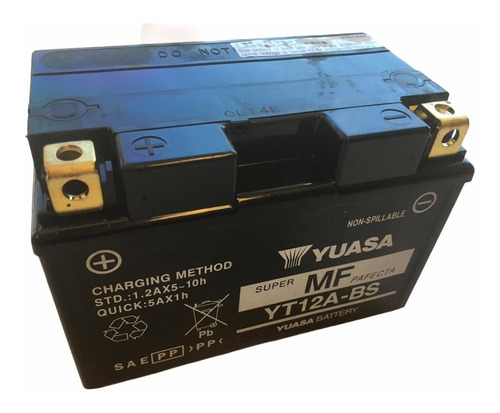 Bateria Moto Yt12a-bs Yuasa 12v 10ah