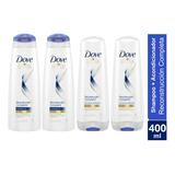 Dove Shampoo + Acondicionador Reconstrucción Completa  400ml