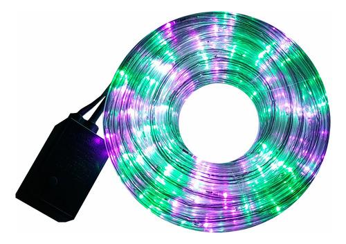 Manguera Luminosa Led Verde Morado 10m Para Exterior Mare10