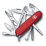 Corta Pluma Victorinox Deluxe Tinker Red 17 Usos 23131 Color Rojo