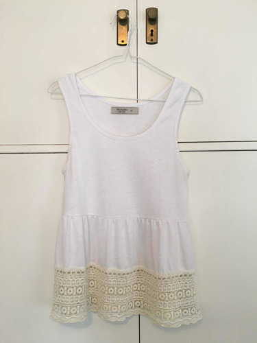 Remera Musculosa Blanca De Wanama