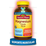  Nature Made Citrato De Magnesio 250mg C/180 Softgels Sabor Sin Sabor