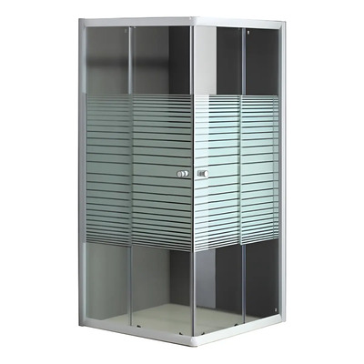Esatto® Cancel Cabina Baño Cuadrado 90 X 90 X 185 Ca-011r | MercadoLibre