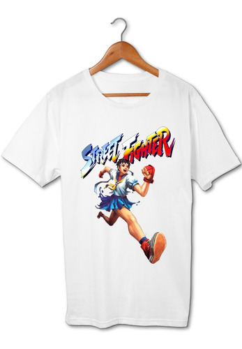 Street Fighter Sakura Kasugano Remera Friki Tu Eres #2