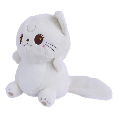 Miniso Peluche Gatito Estrella Del Desierto Felpa Blanco 2 Blanco